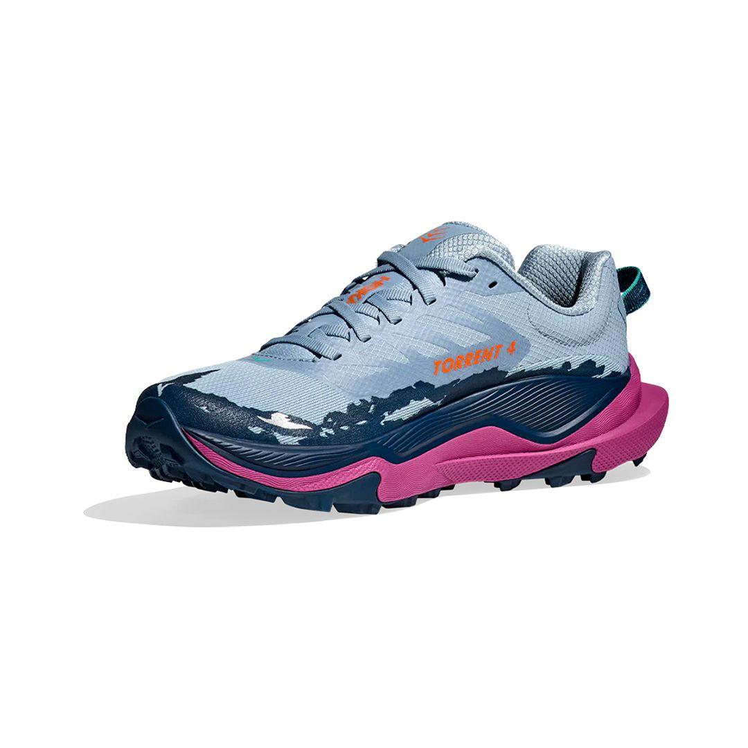 Zapatillas Hoka Torrent 4 Mujer Blue/Pink-2