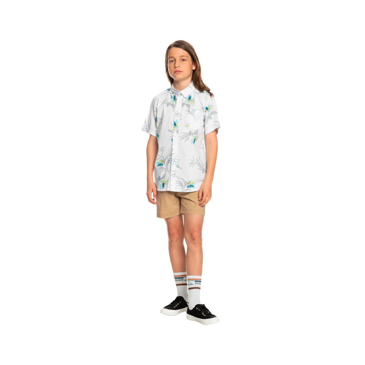 Camisa Niño  Quiksilver Offline Stretch (8 - 16 años) Blanco-3
