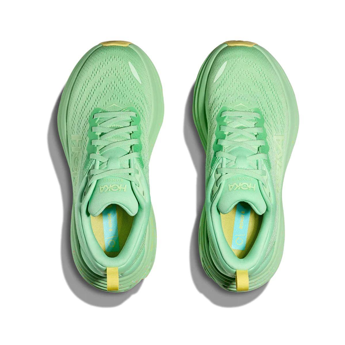 Zapatilla Hoka Bondi 8 Hombre Lime Glow/Lemonade-1