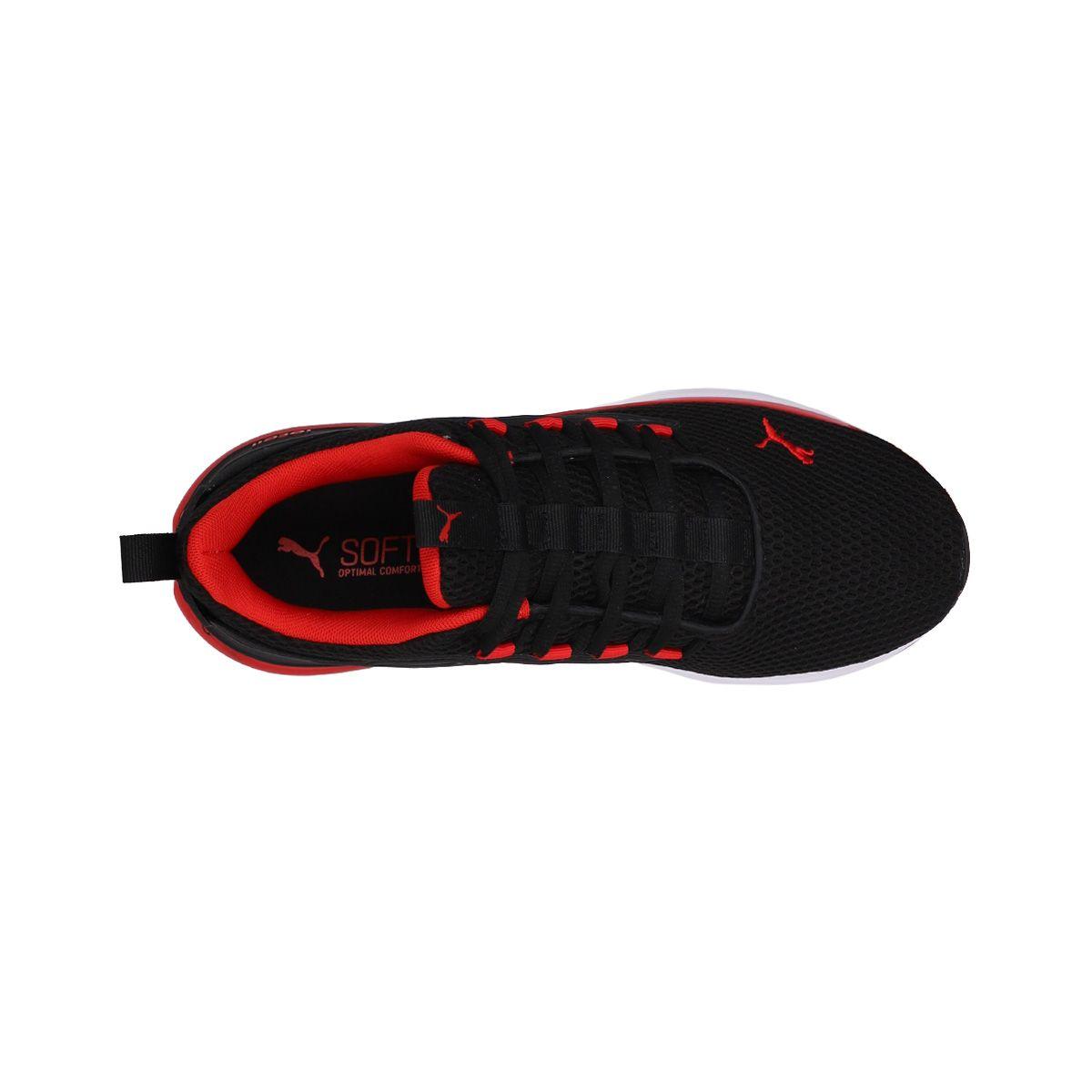 Zapatilla Puma Cell Rapid Hombre Black/For All Time Red-4