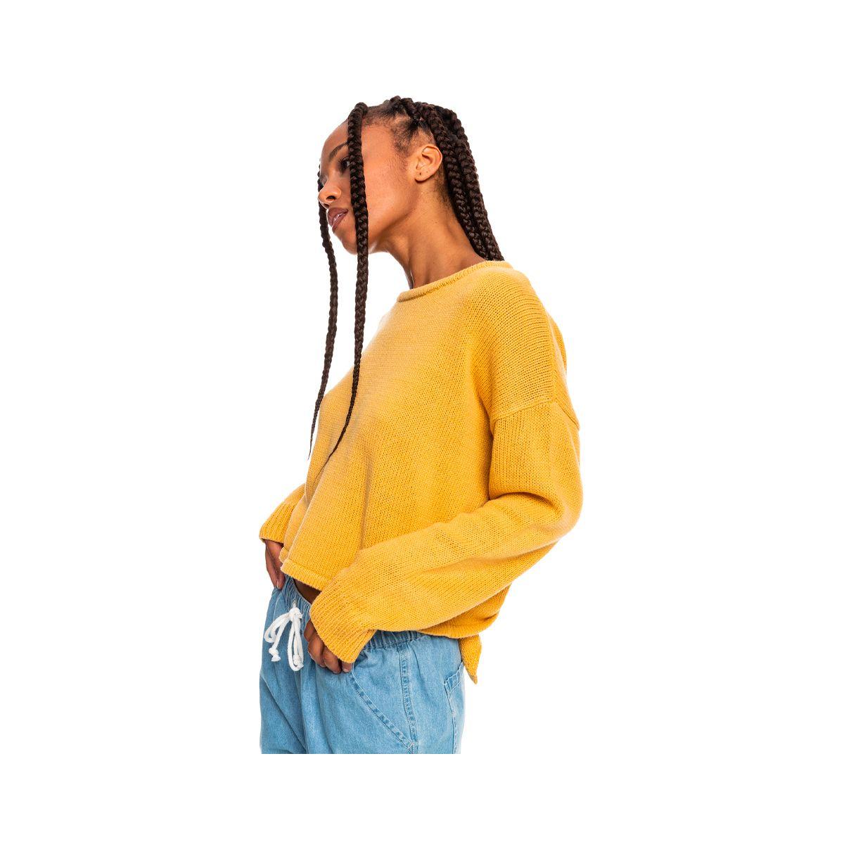 Sweater Roxy Heavy Love Mujer Ocre-2