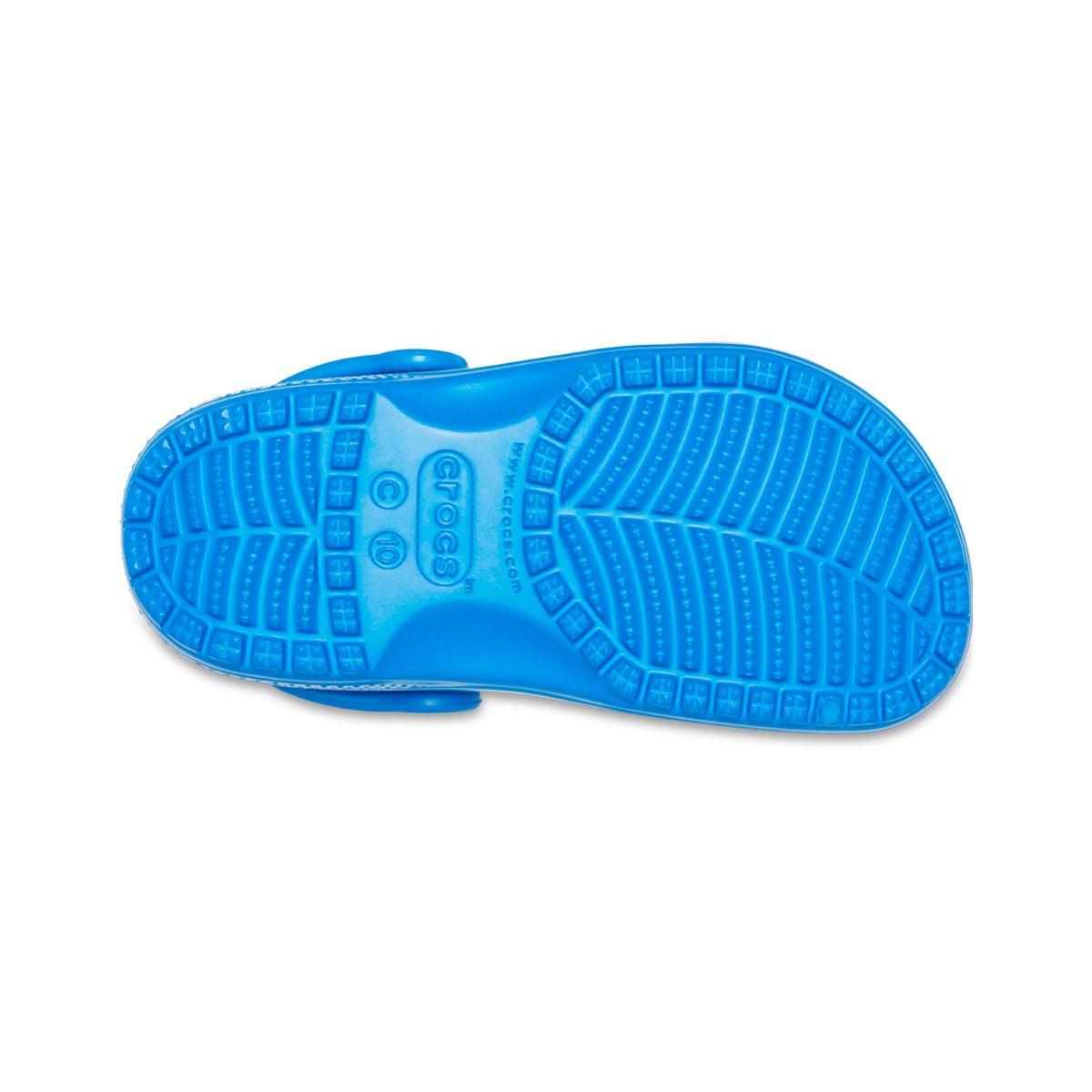Zueco Crocs Classic T Niños Brigth Cobalt-4