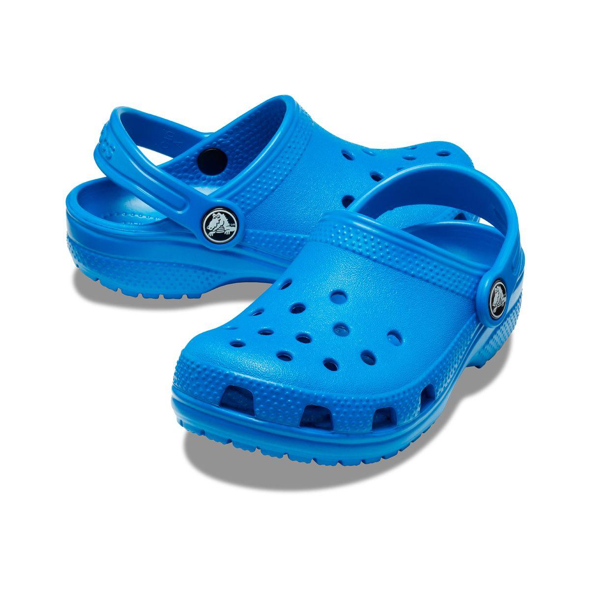 Zueco Crocs Classic T Niños Brigth Cobalt-6