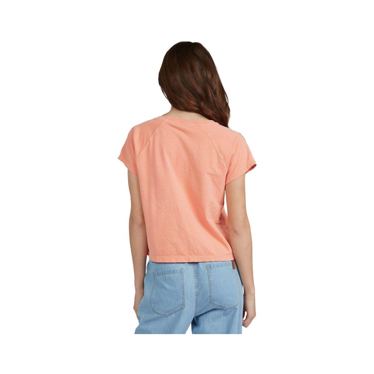 Polera Roxy Just Surf Oversized Mujer Fusion Coral-2