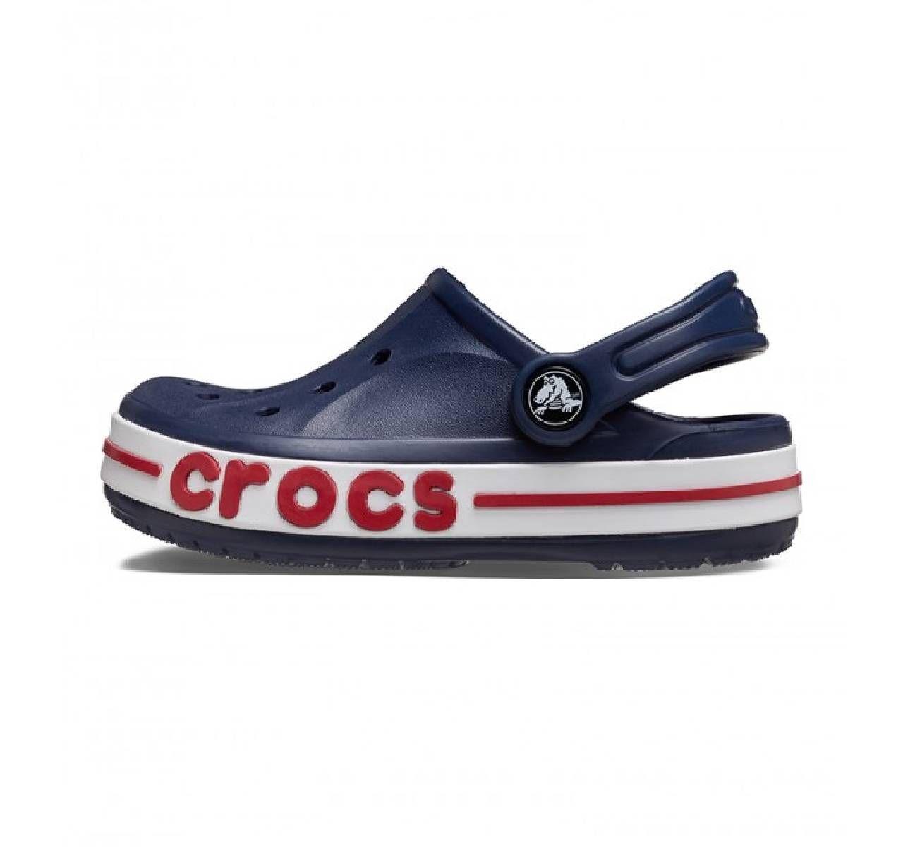 Zueco  Crocs Bayaband Niño Azul-1