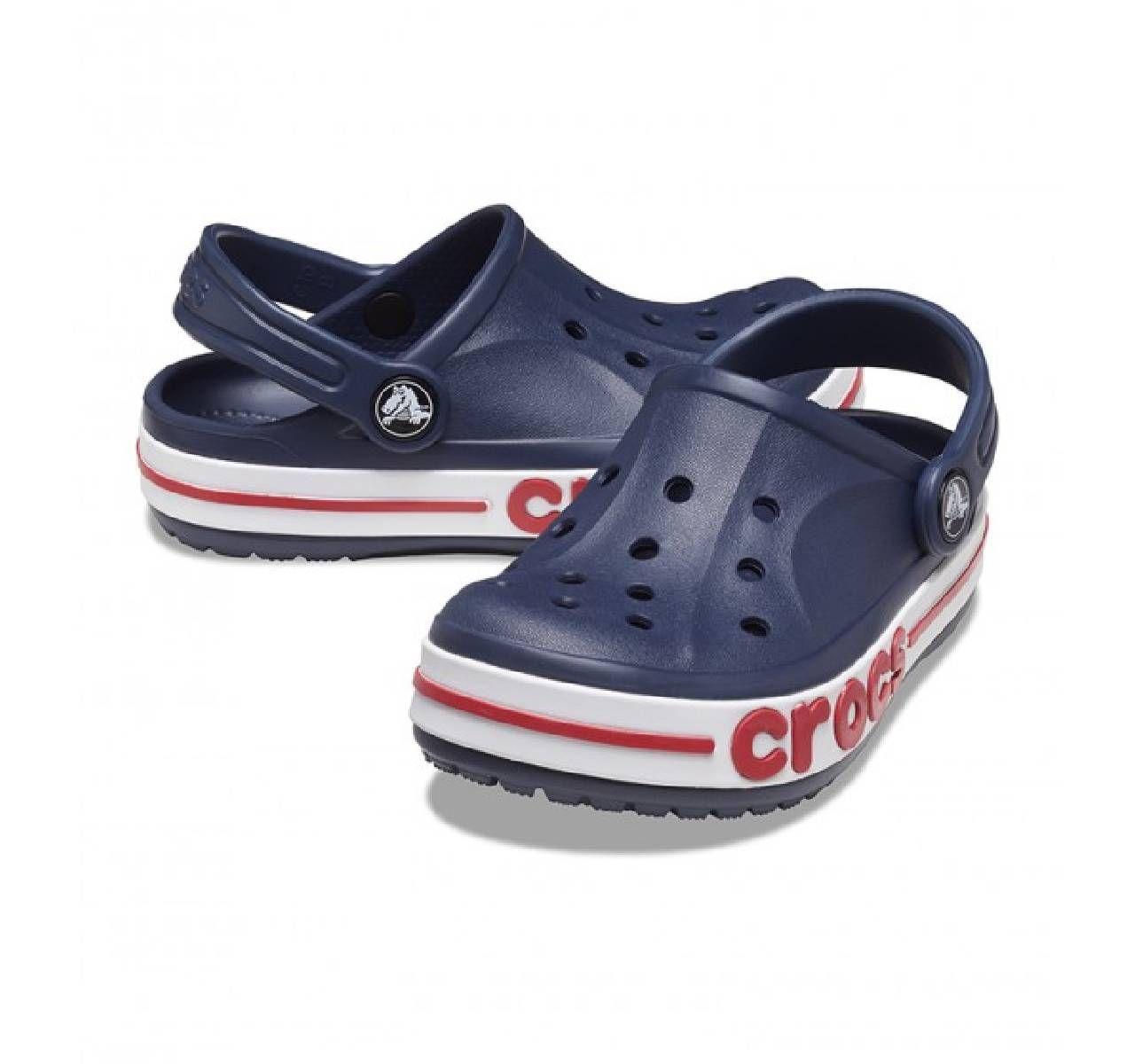 Zueco  Crocs Bayaband Niño Azul-2
