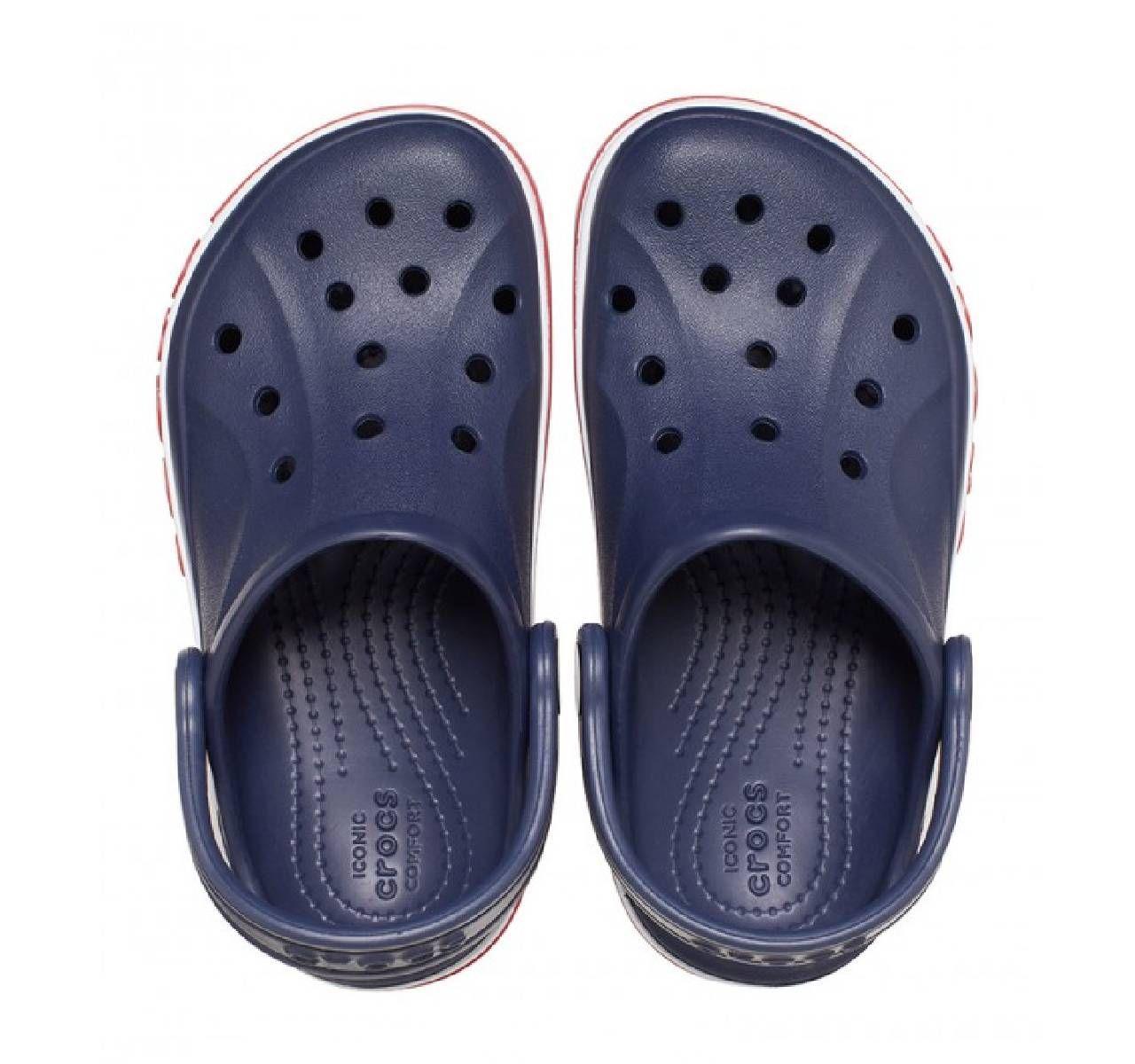 Zueco  Crocs Bayaband Niño Azul-3