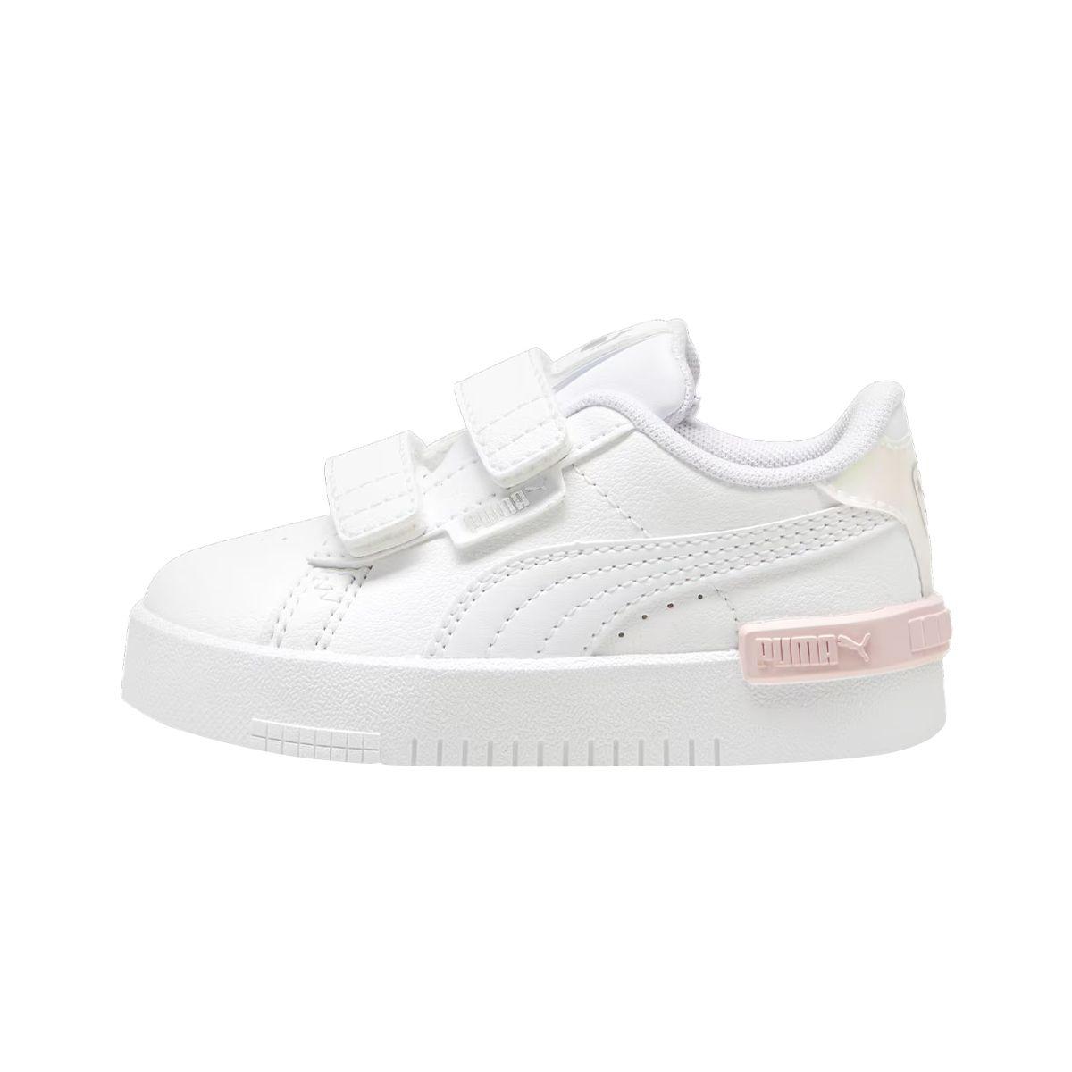Zapatillas Urbanas Puma Jada Holo 2.0 V Baby Blancas/Rosadas-0