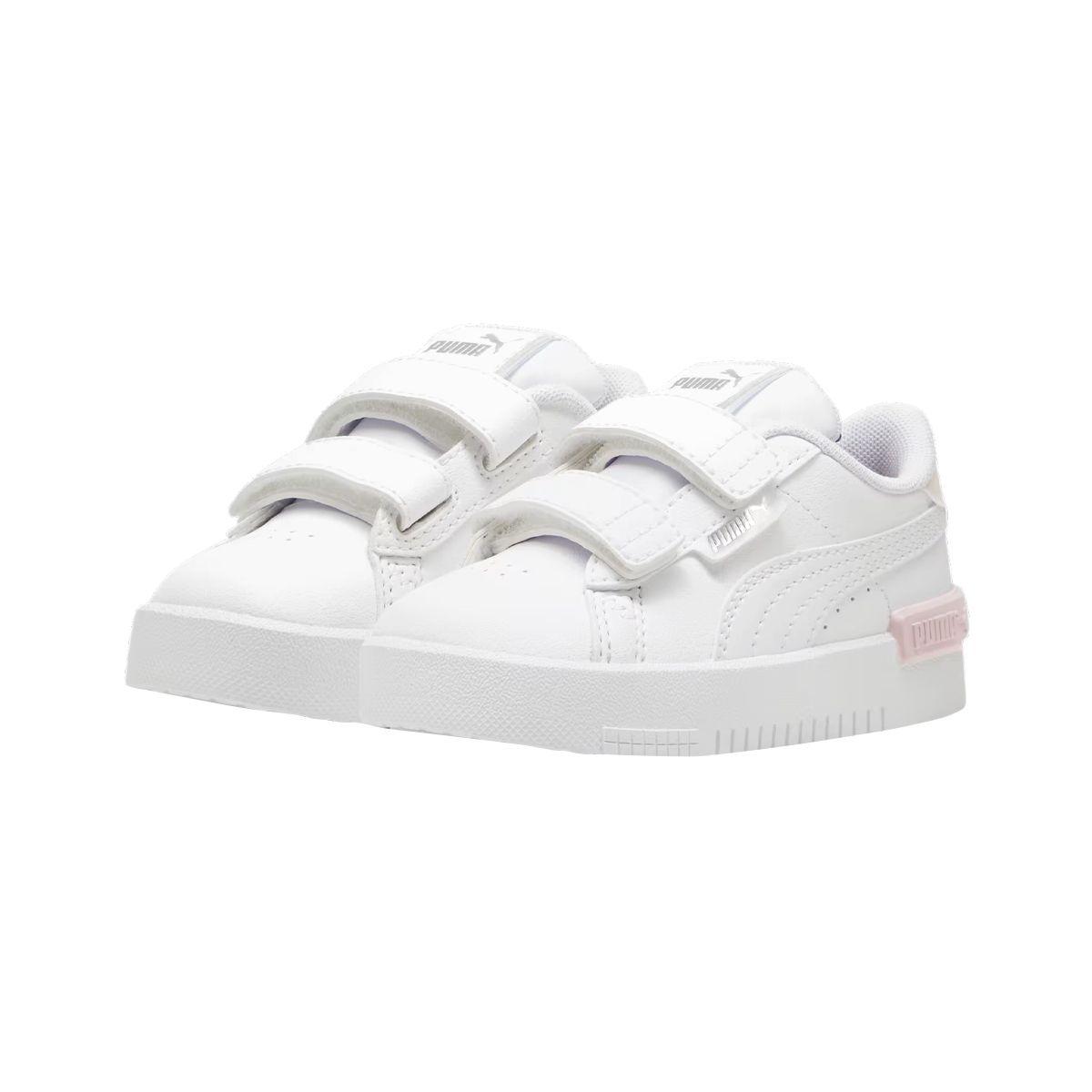 Zapatillas Urbanas Puma Jada Holo 2.0 V Baby Blancas/Rosadas-2