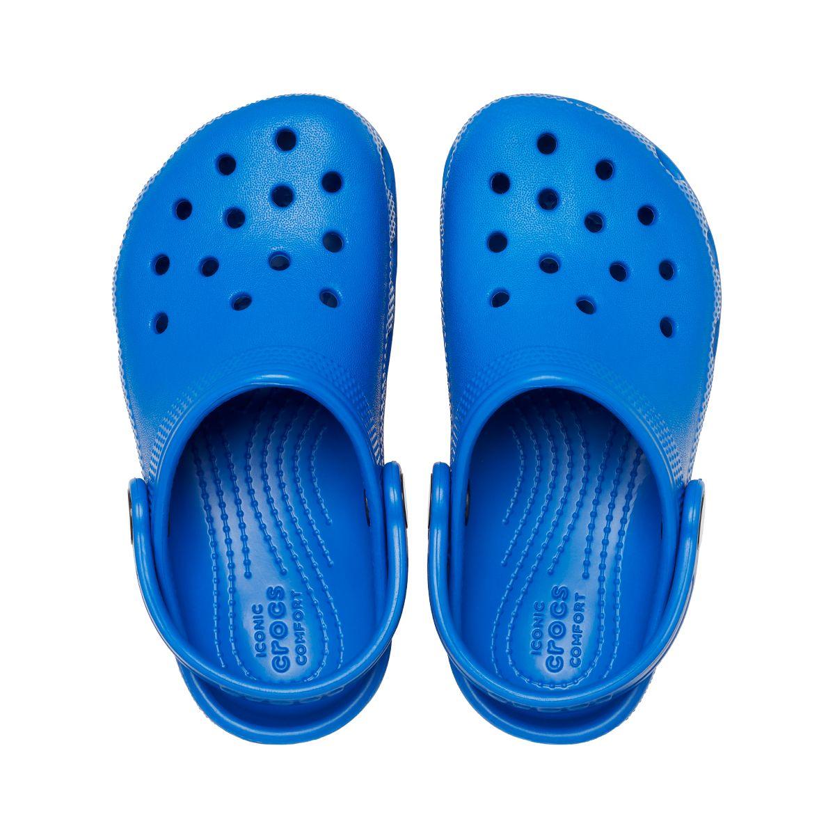 Zueco Crocs Classic Niños TD Blue Bolt-5