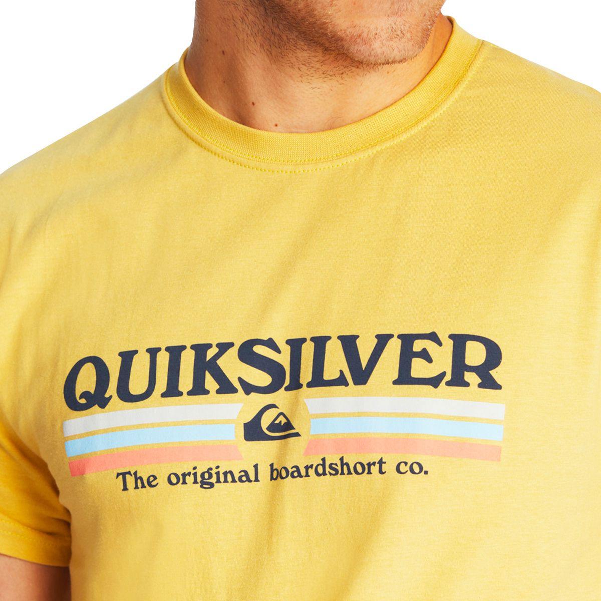 Polera Quiksilver Lined Up Hombre Rattan-3