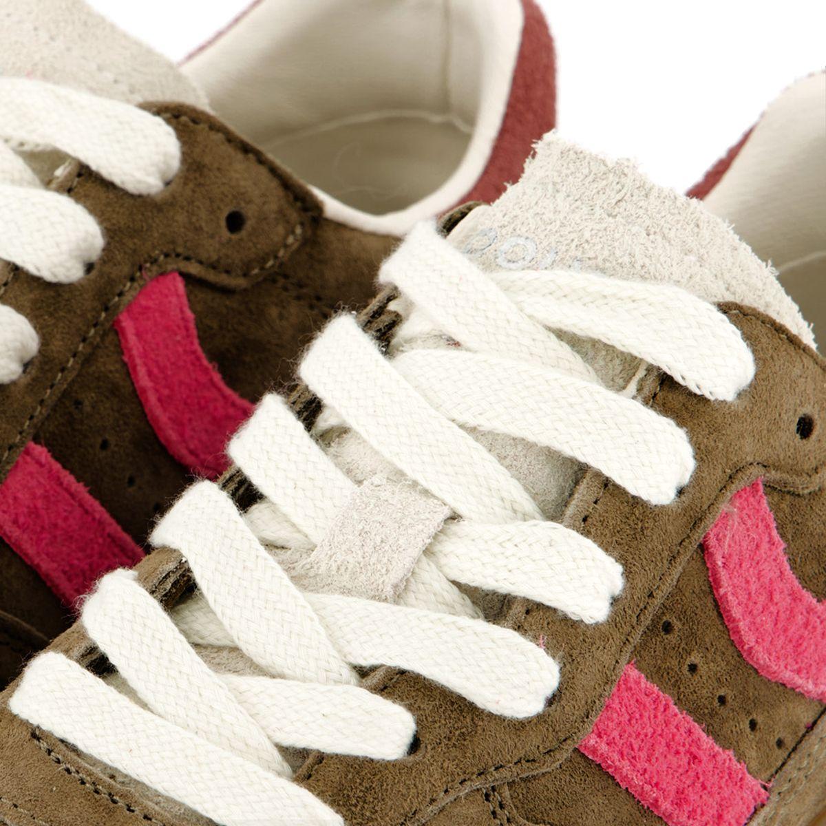 Zapatillas Coolway Goal  Mujer Café/Rosado-4