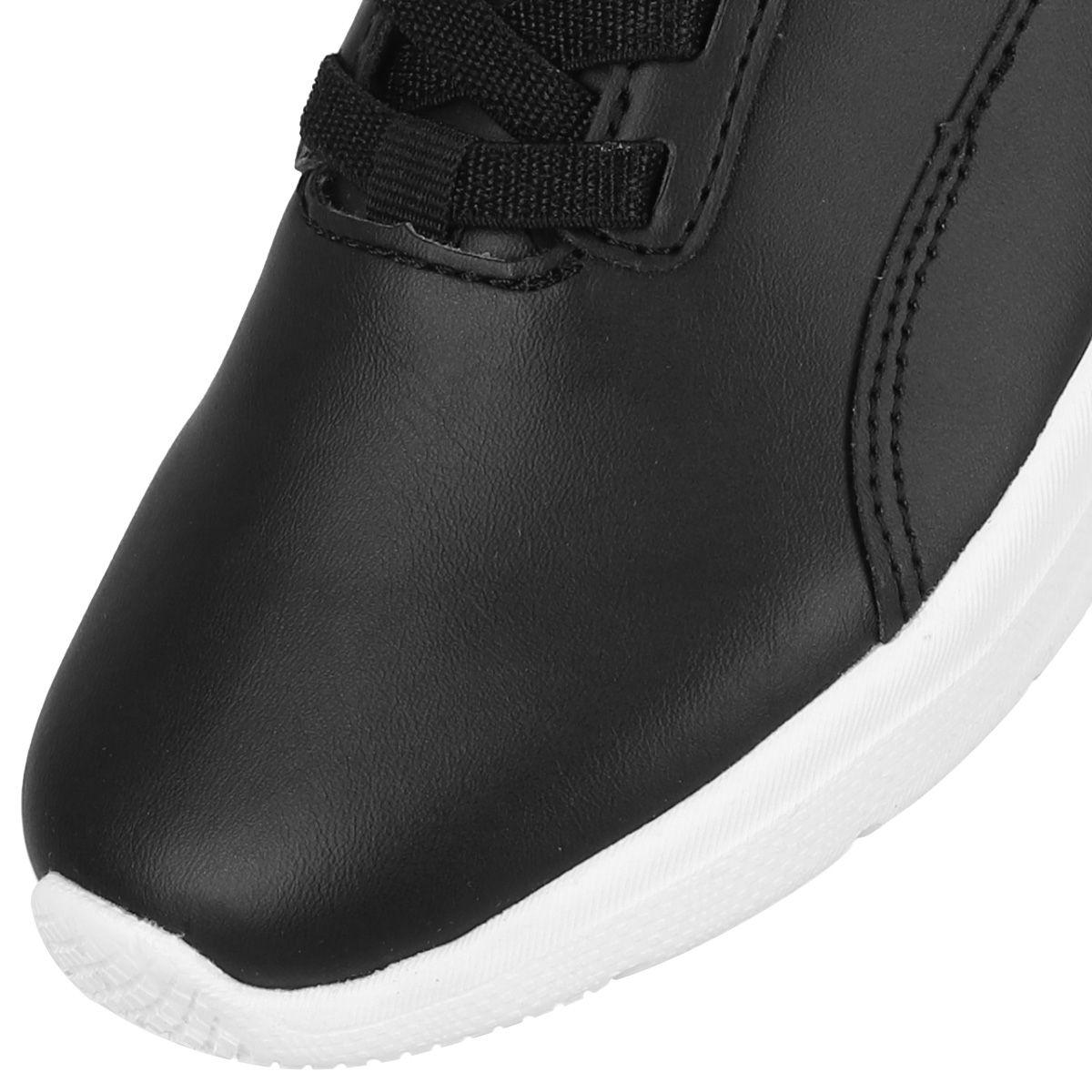Zapatilla Puma Rickie Niños Negro-5