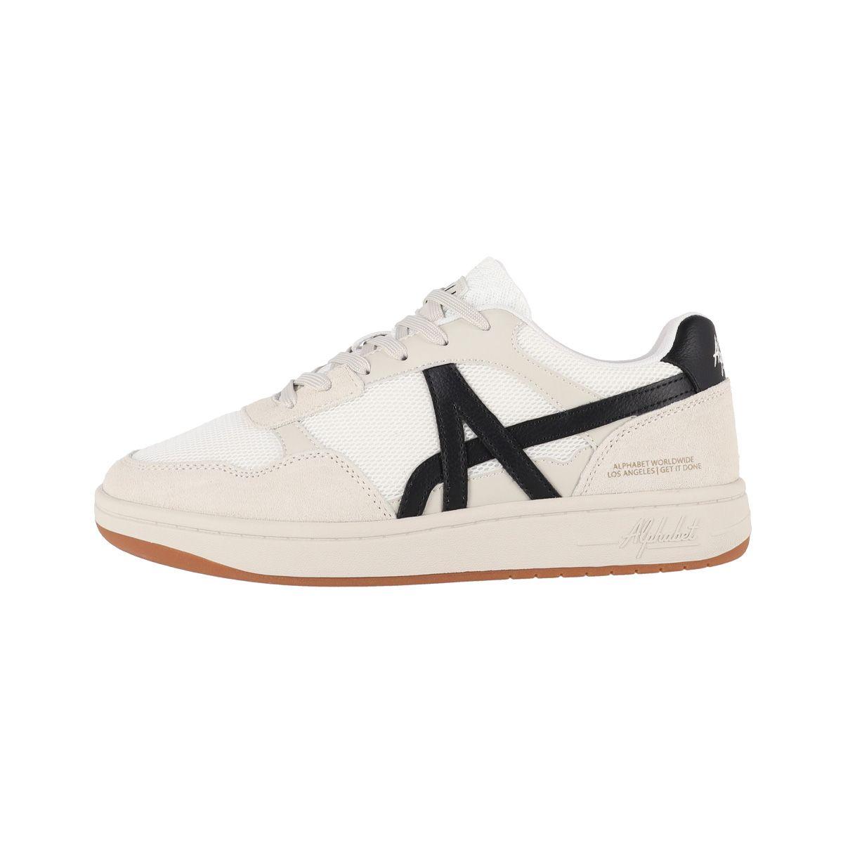 Zapatillas Hombre Dual Fit 220 Alphabet Cremas/Blancas/Negra-1