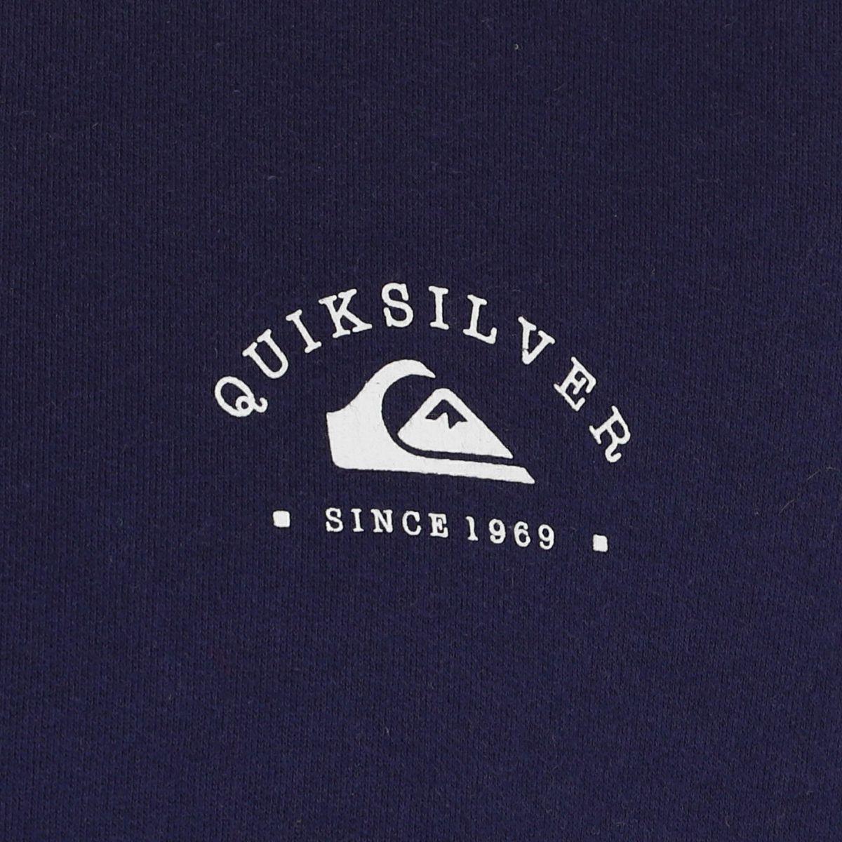 Polerón Quiksilver Big Logo Crew Neck Hombre Azul Marino-4