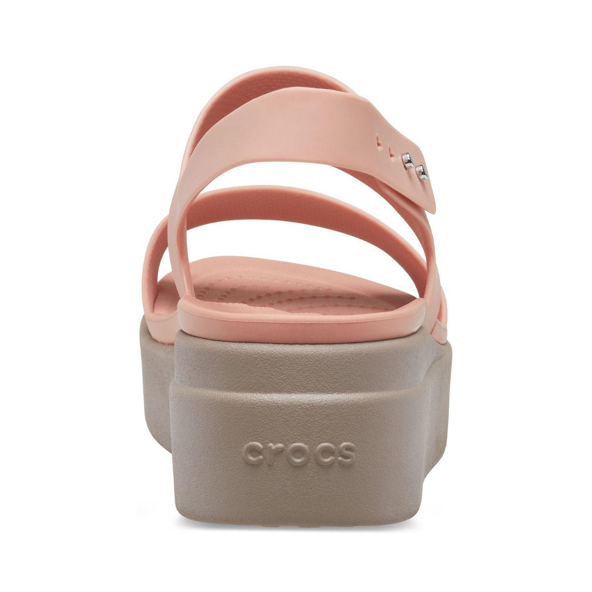 Sandalia Crocs Brooklyn Low Wedge W Mujer Pale Blush-4