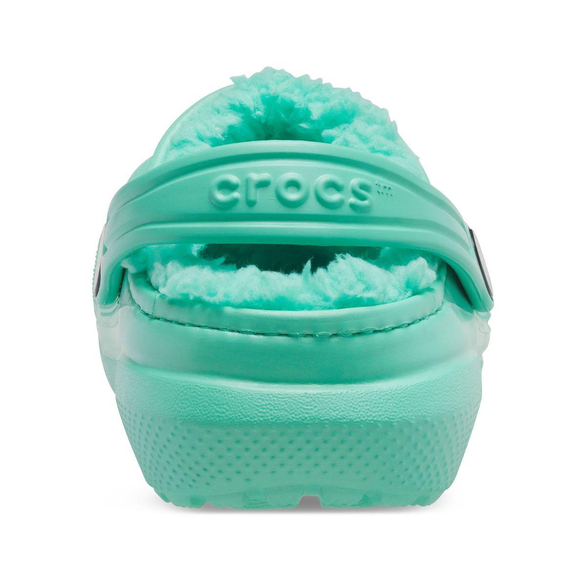 Zueco Crocs Lined Niño Pistachio-4