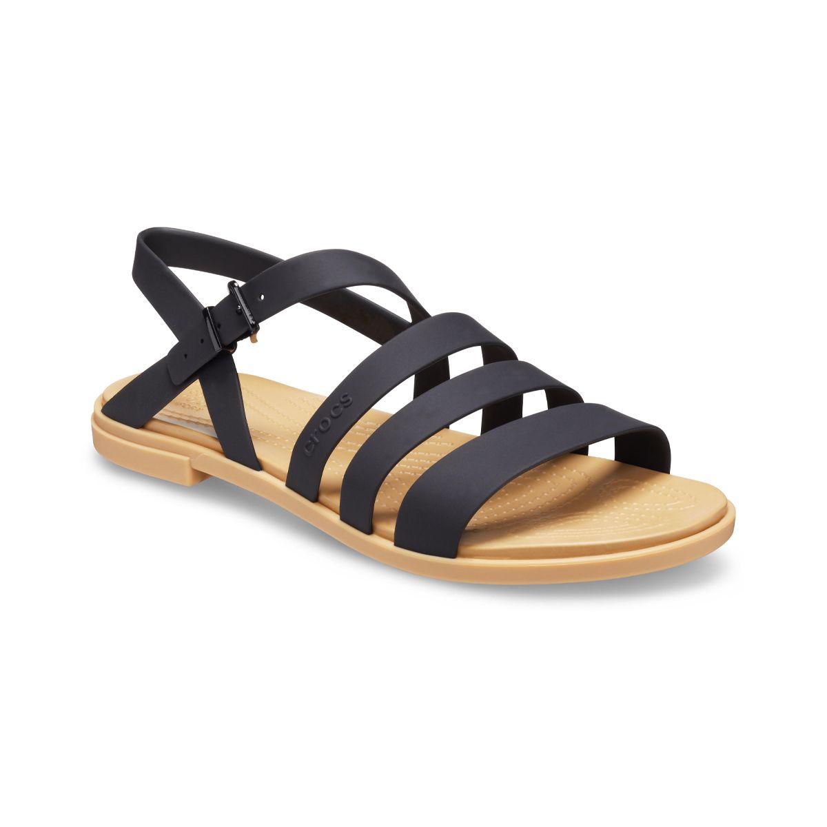 Sandalia Crocs Tulum Mujer Black/Tan-0