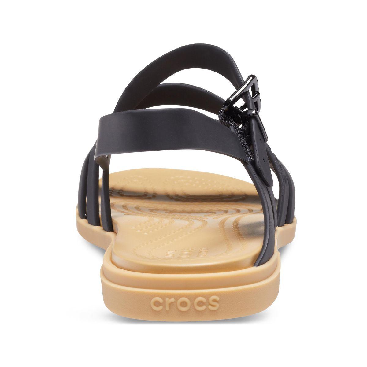 Sandalia Crocs Tulum Mujer Black/Tan-4
