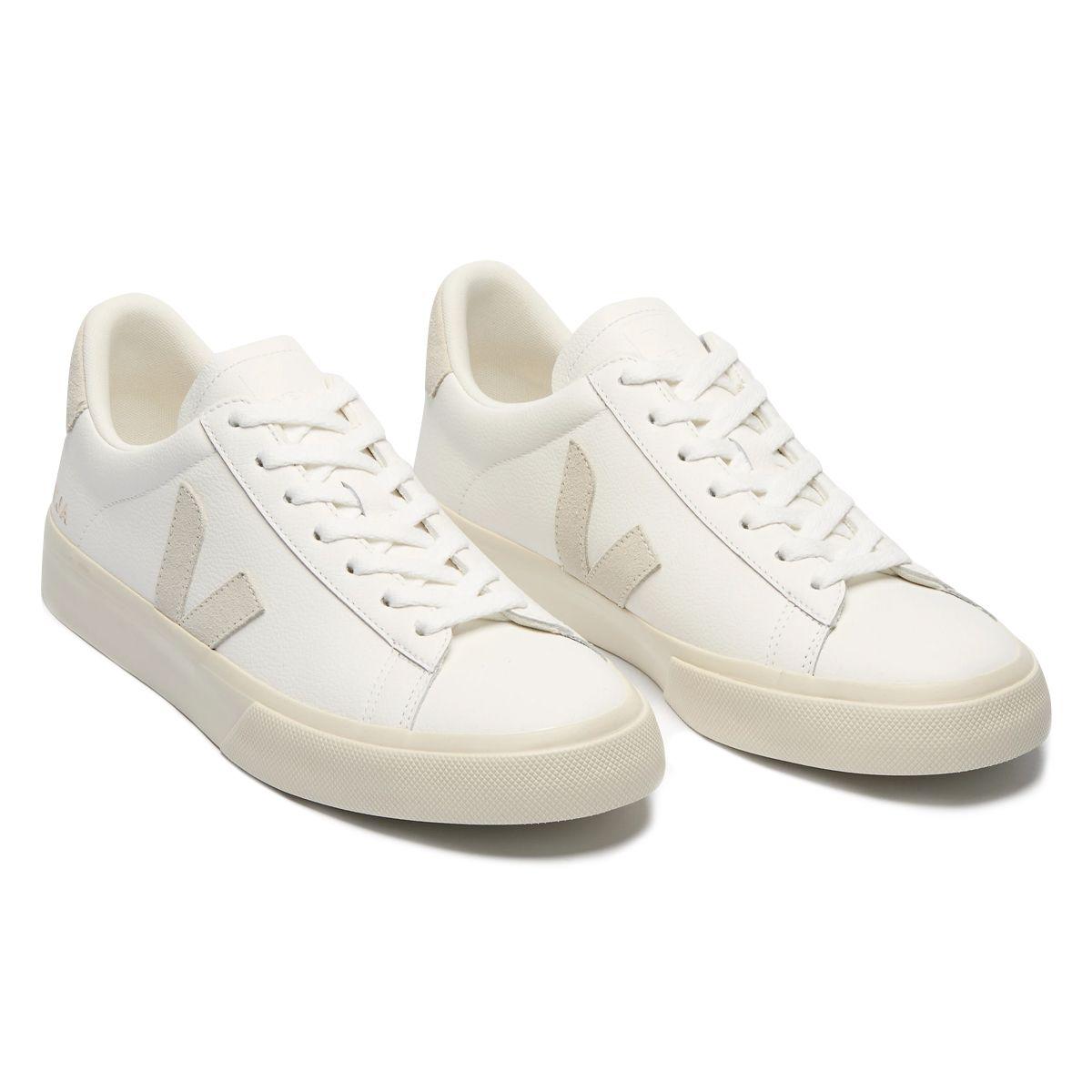 Zapatillas Mujer Veja Campo Leather Blanco-2