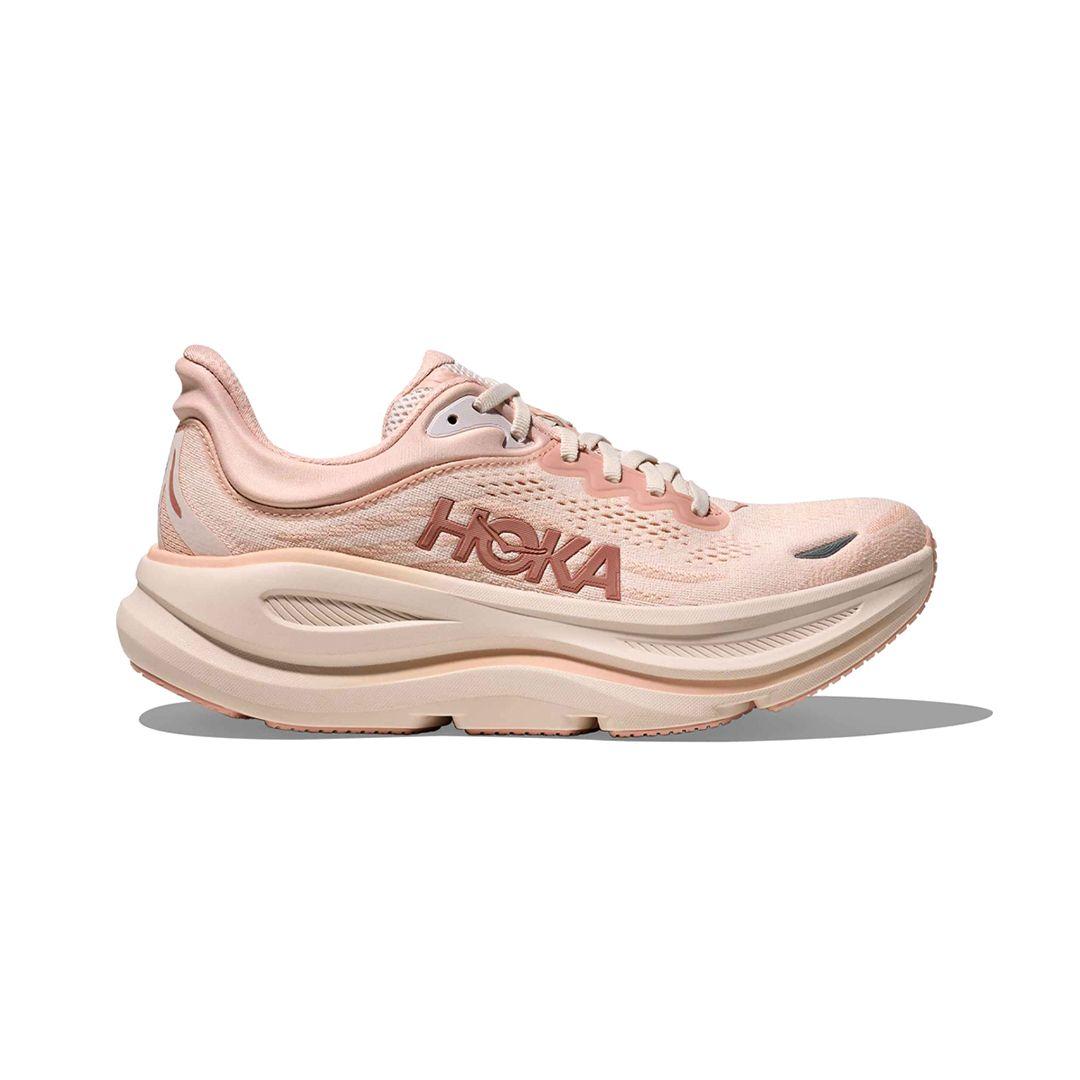 Zapatillas Hoka Bondi 9 Mujer Latte/Rose Cream-0