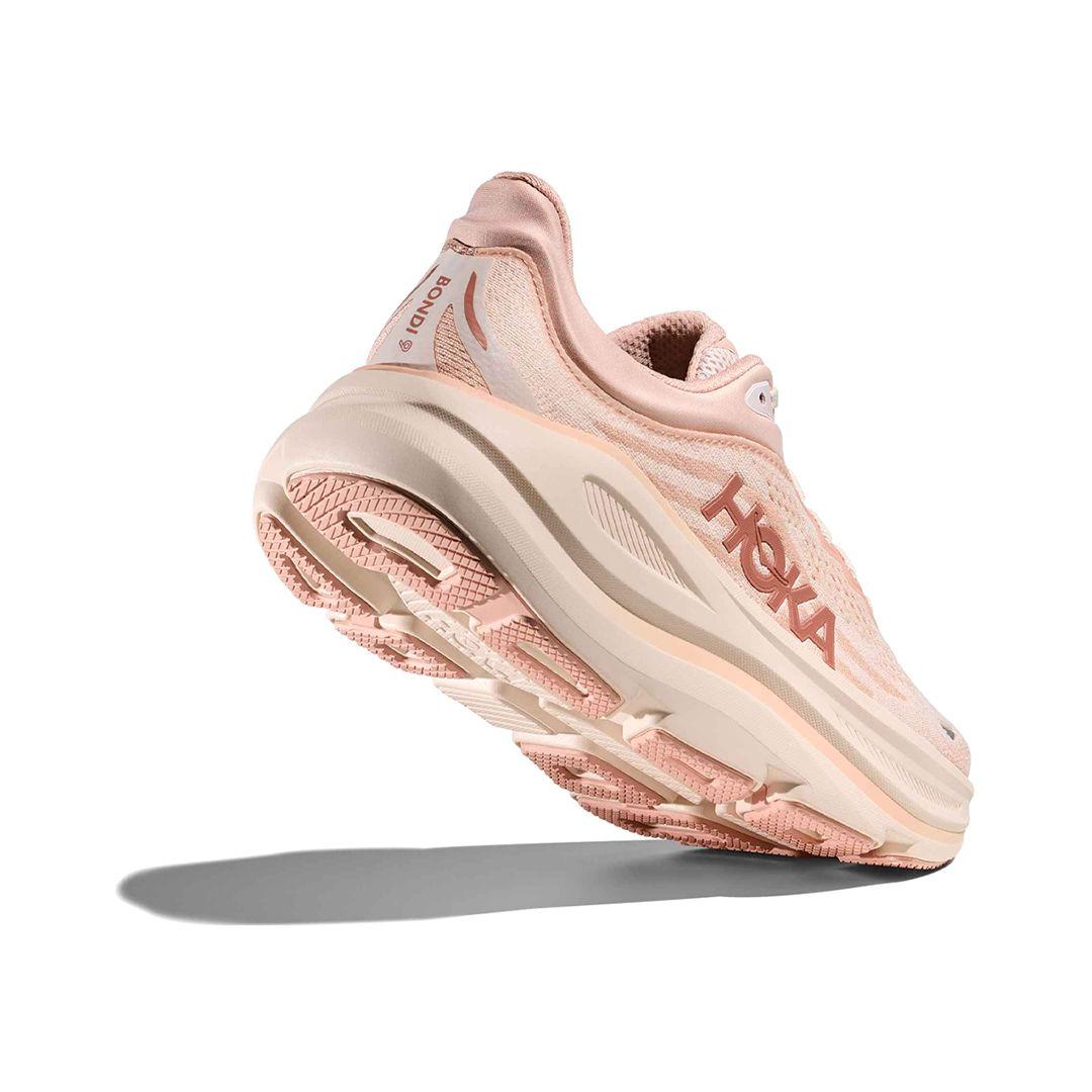 Zapatillas Hoka Bondi 9 Mujer Latte/Rose Cream-3