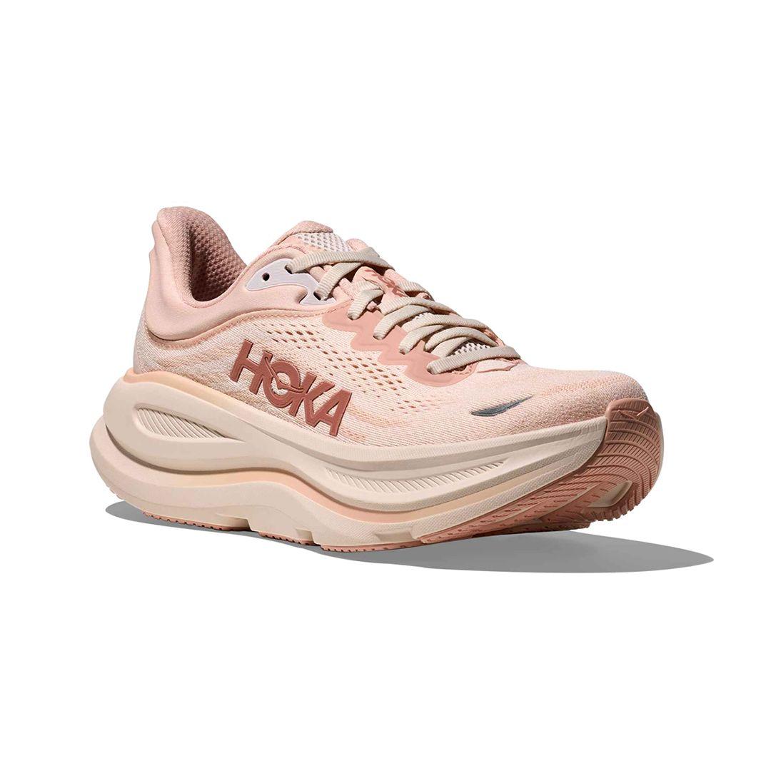 Zapatillas Hoka Bondi 9 Mujer Latte/Rose Cream-5