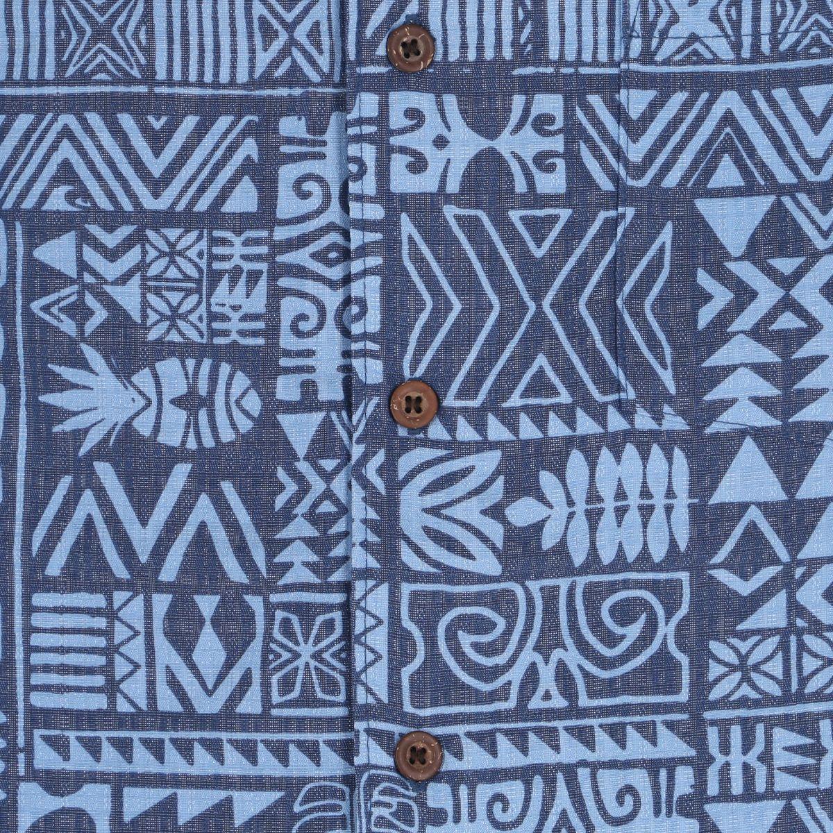 Camisa Quiksilver Local Time Hombre Azul-4