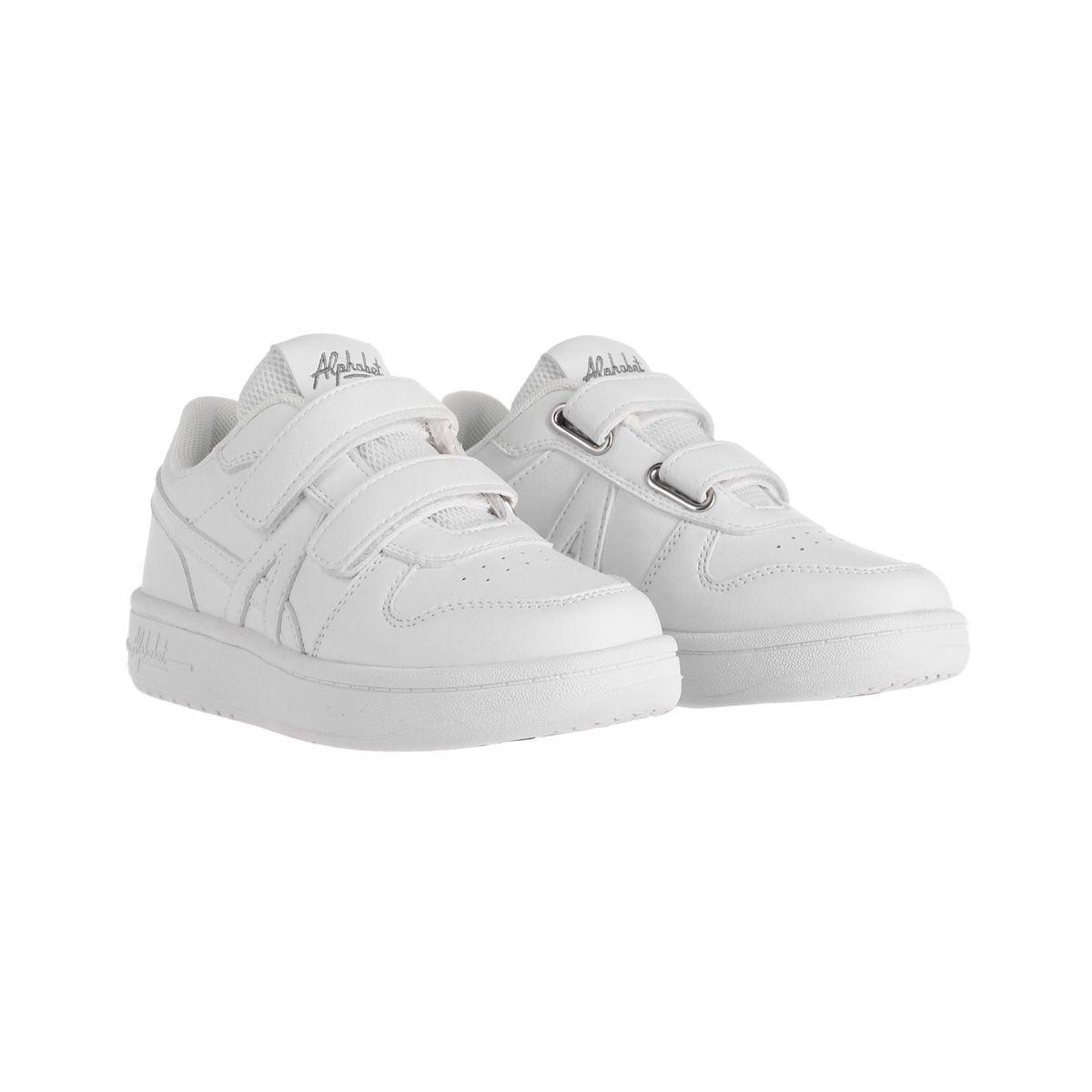 Zapatillas Urbanas Niños Alphabet Tretform Tape Blancas-2