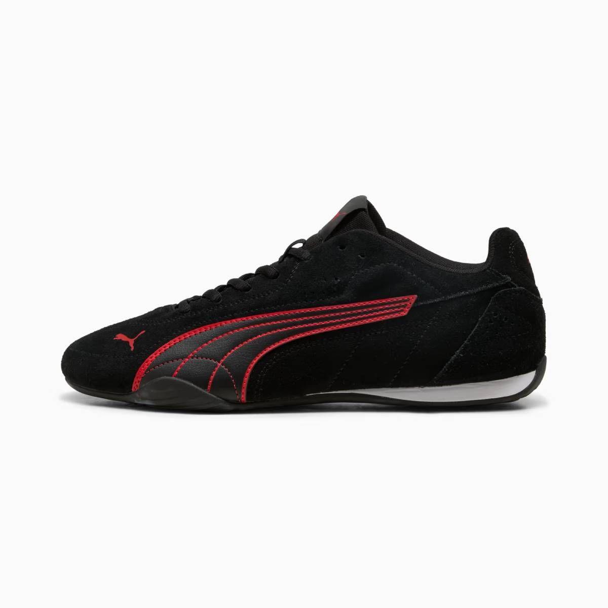 Zapatillas Hombre Catch Puma Negras/Rojas-1