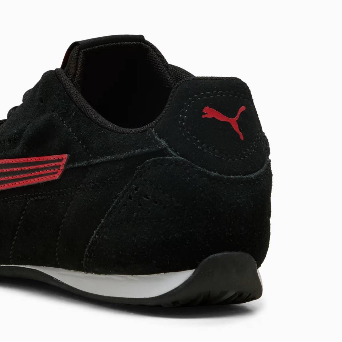 Zapatillas Hombre Catch Puma Negras/Rojas-3
