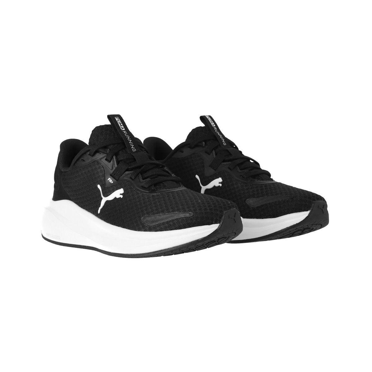 Zapatilla Puma Running Skyrocket Lite Mujer Negras/Blancas-2