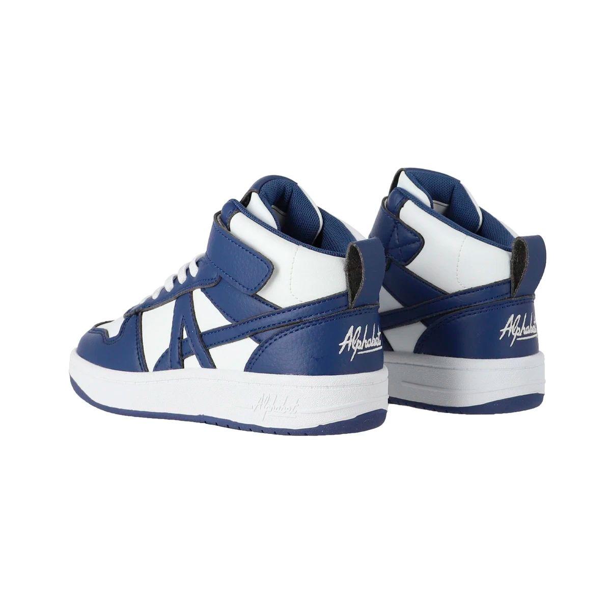 Zapatillas Niños Terracota Alphabet Azules/Blancas-3