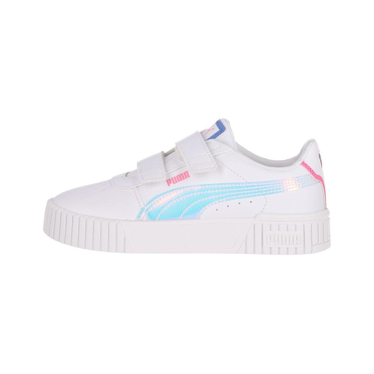 Zapatilla Puma Carina 2.0 Deep Dive Niñas Blancas/Azules-0