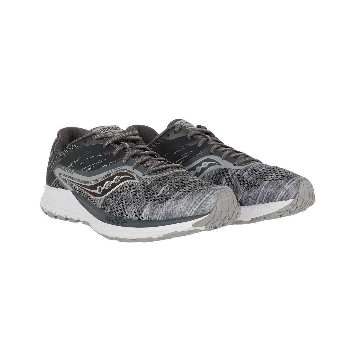Zapatilla Saucony Ride 10 Hombre Grey-2