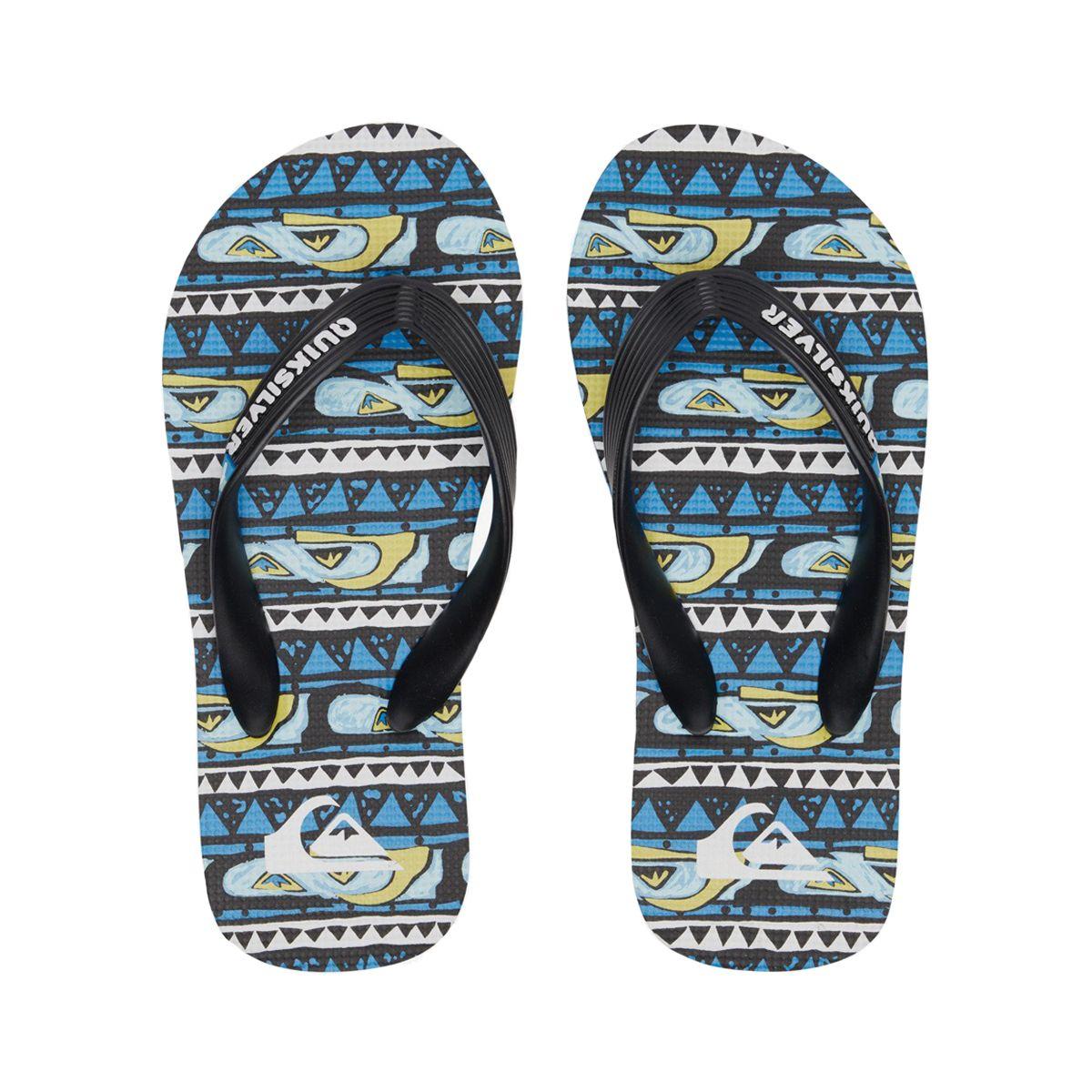 Sandalia Quiksilver Molokai Art Niño Blue/Grey-3