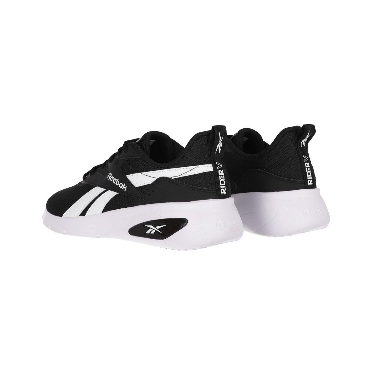 Zapatilla Reebok Rider V Hombre Negro/Blanco-3