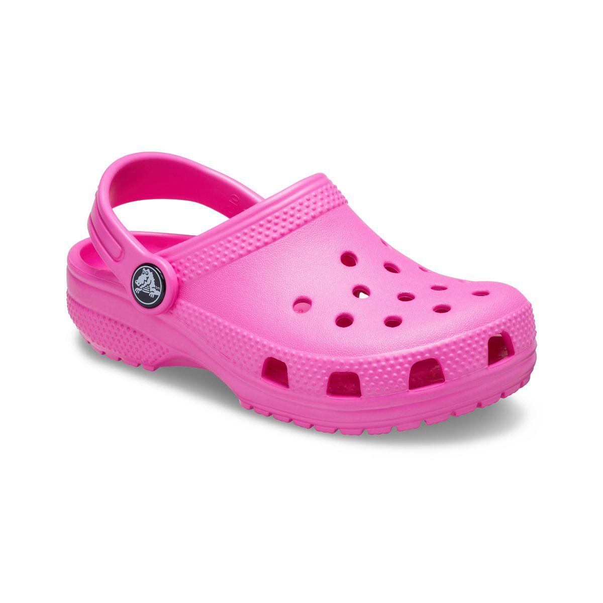 Zueco Crocs Classic Niña Electric Pink-0