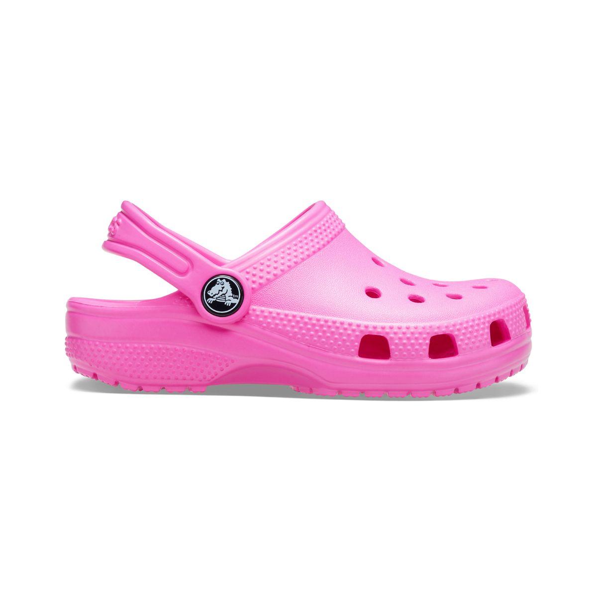 Zueco Crocs Classic Niña Electric Pink-1