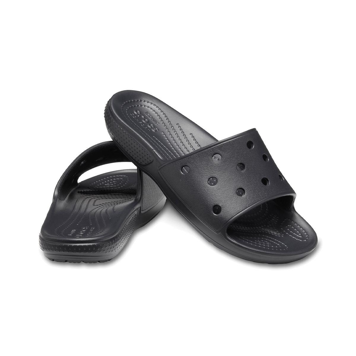 Sandalia Crocs Slide Classic Unisex Black-7