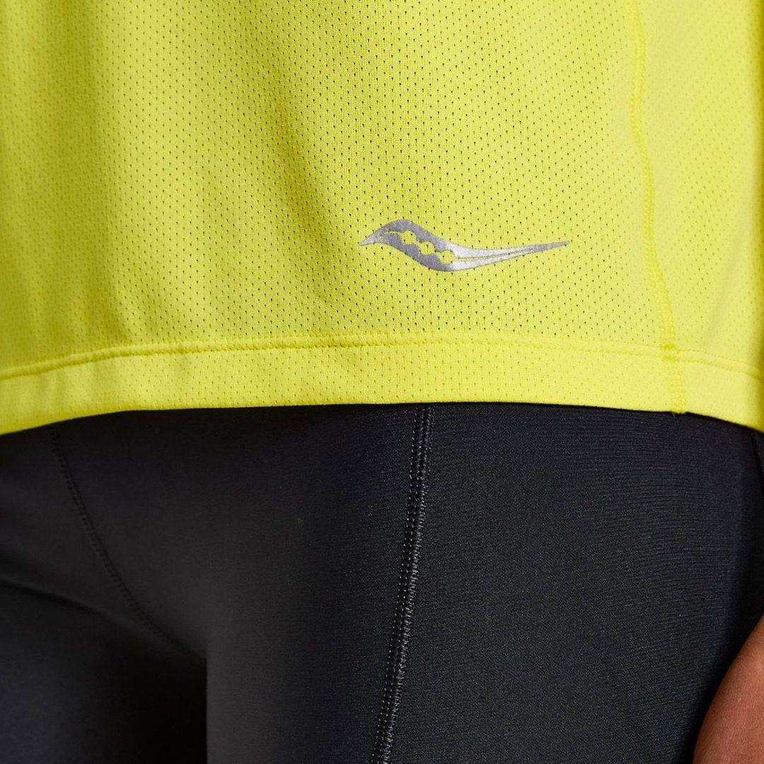Polera Saucony Stopwatch Mujer Citron-3