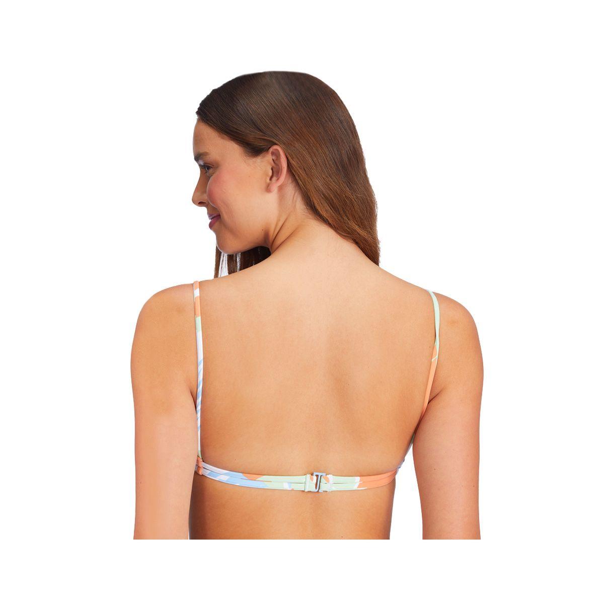 Top Bikini Roxy Tiki Reversible Mujer Celeste-2