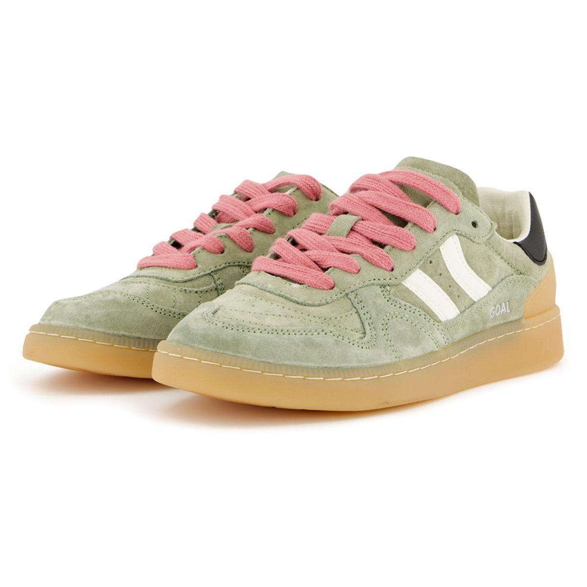 Zapatillas Coolway Goal  Mujer Verde/Blanco/Negro-1