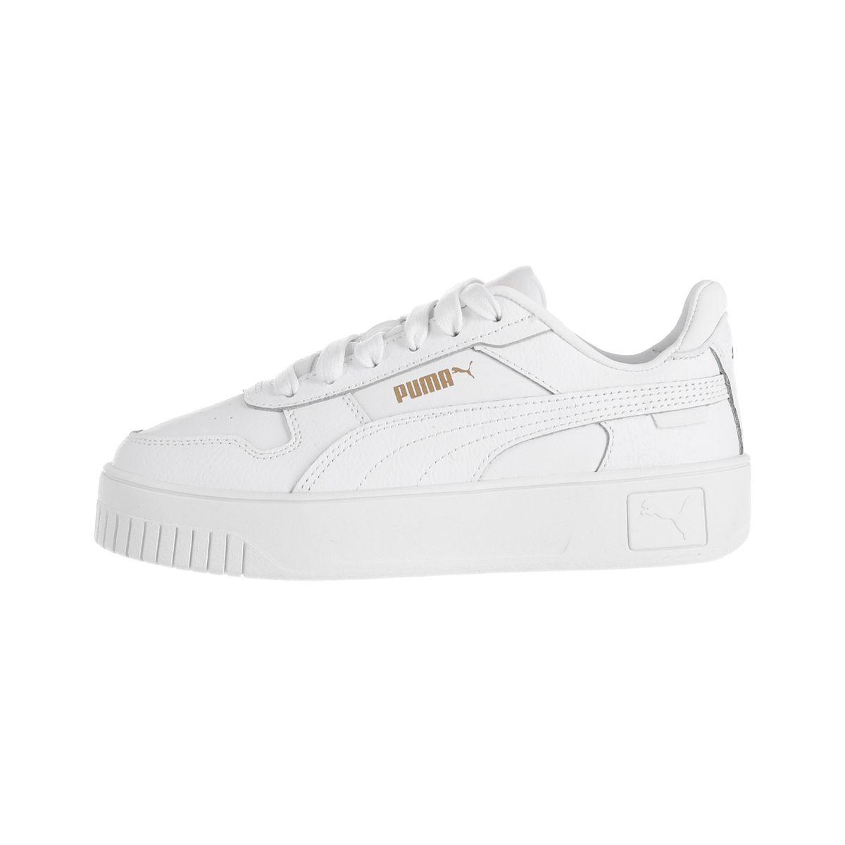 Zapatilla Puma Carina Street Mujer Blancas/Doradas-0