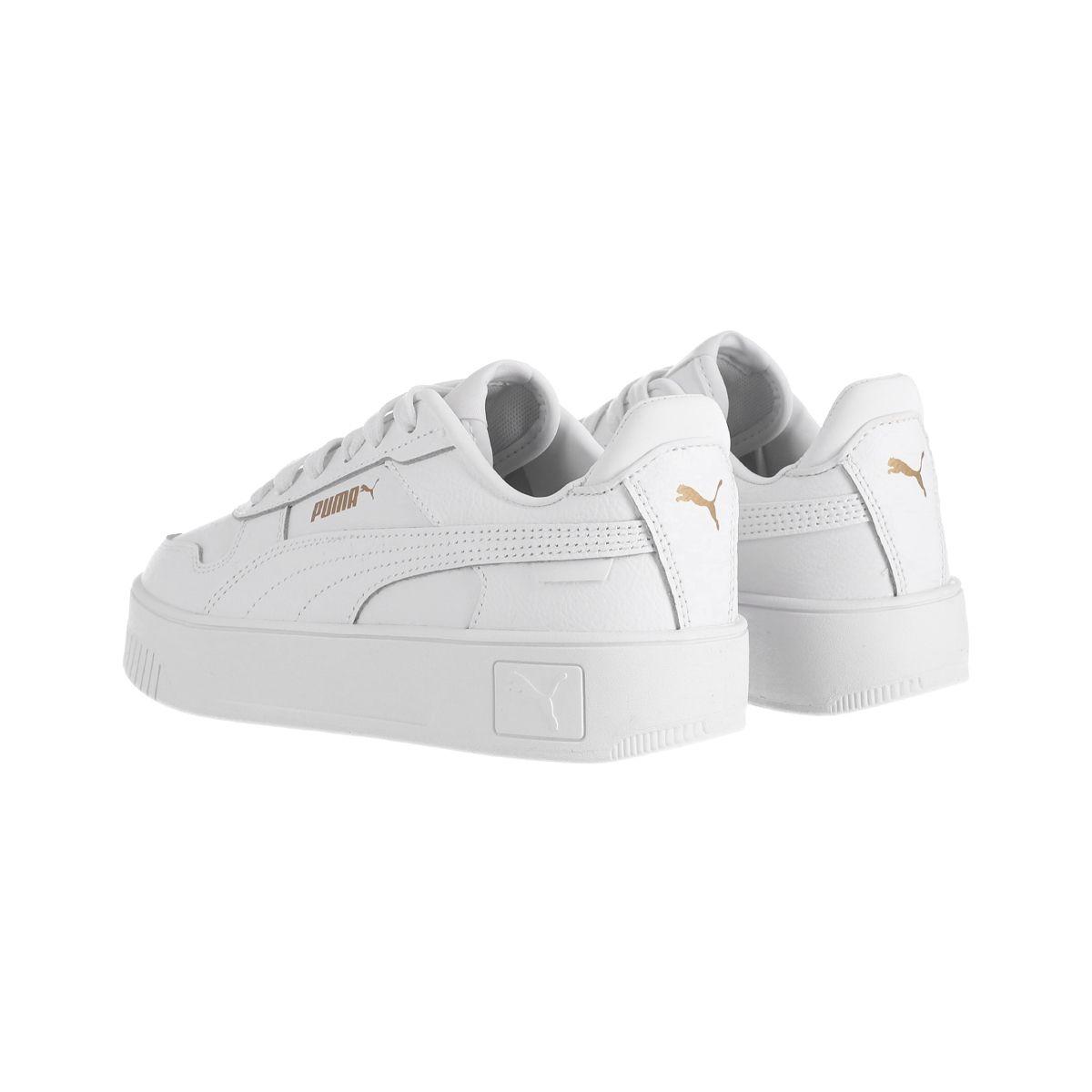 Zapatilla Puma Carina Street Mujer Blancas/Doradas-3