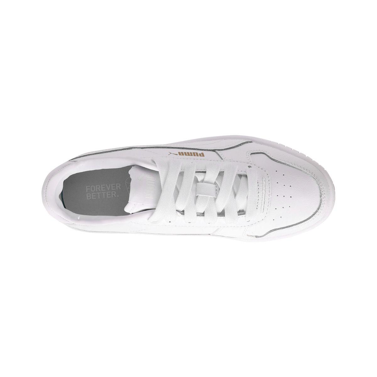 Zapatilla Puma Carina Street Mujer Blancas/Doradas-4