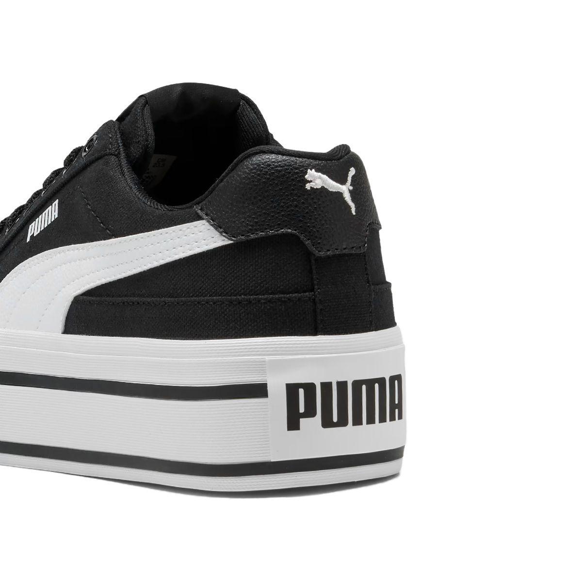 Zapatillas Mujer Court Classic Puma Negras/Blancas-3