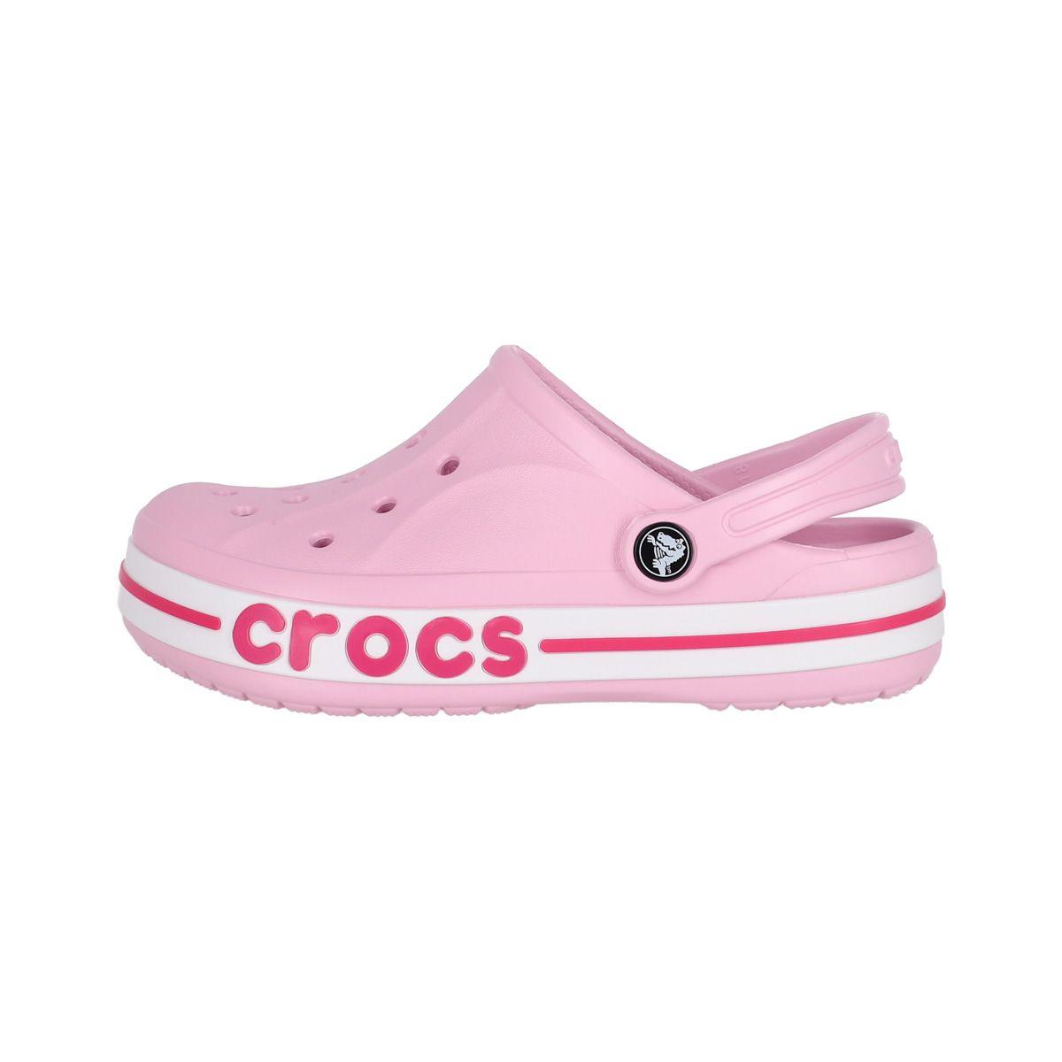 Zueco  Crocs Bayaband Joven Rosado-2