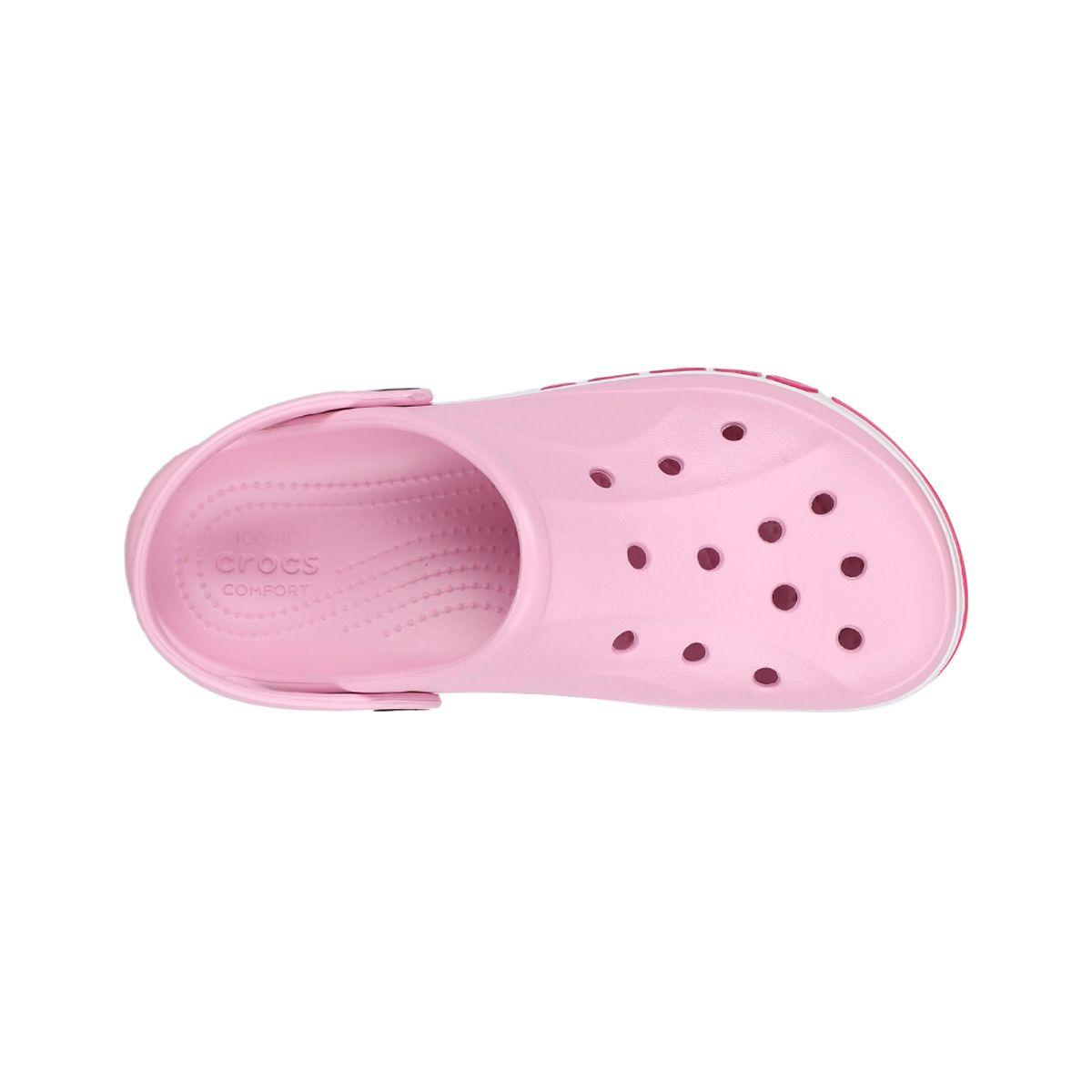 Zueco  Crocs Bayaband Joven Rosado-4