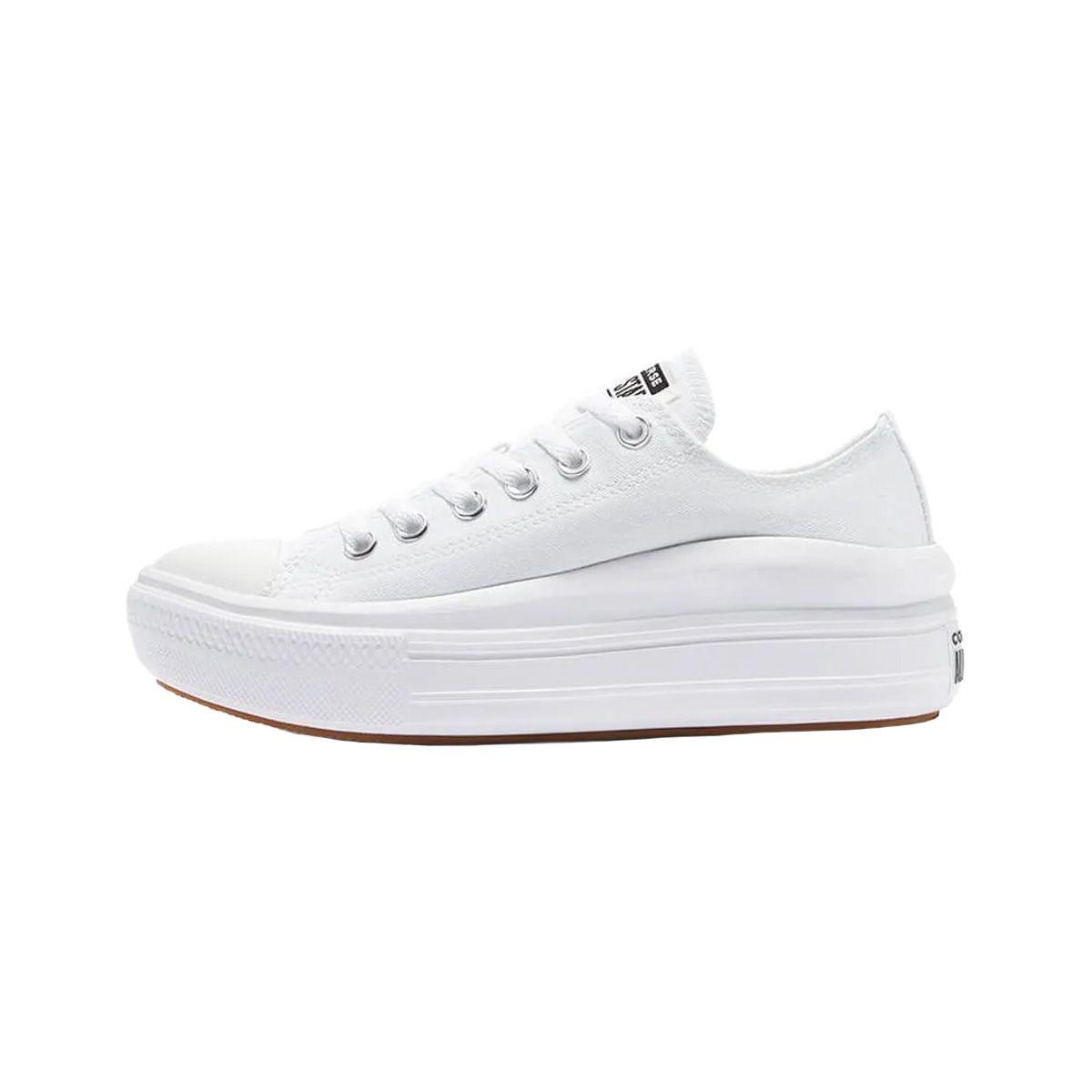 Zapatillas Mujer Chuck Taylor All Star Move Converse Blancas-0